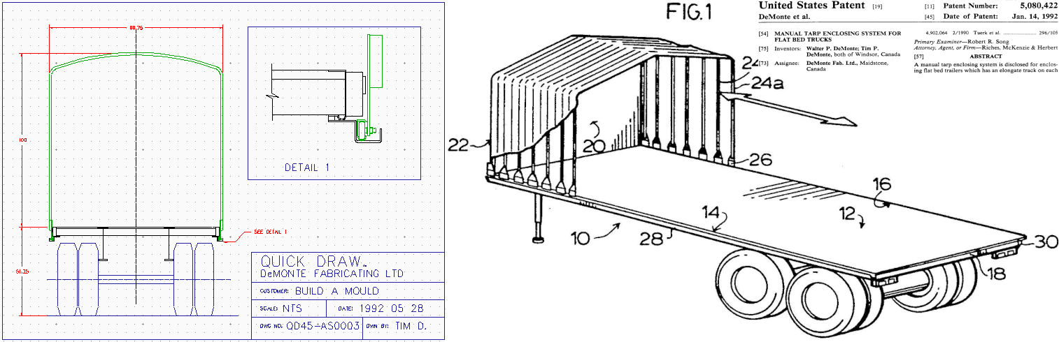 Quick Draw tarp system development